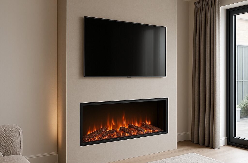 Cinewall met haard: Stijlvolle warmtebron die design en functionaliteit samenbrengt