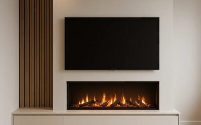 Cinewall met haard: Stijl, warmte en technologie in één ontwerp