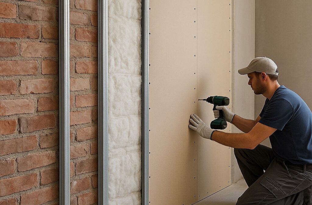 Voorzetwand plaatsen: Slimme manier om isolatie en esthetiek te combineren