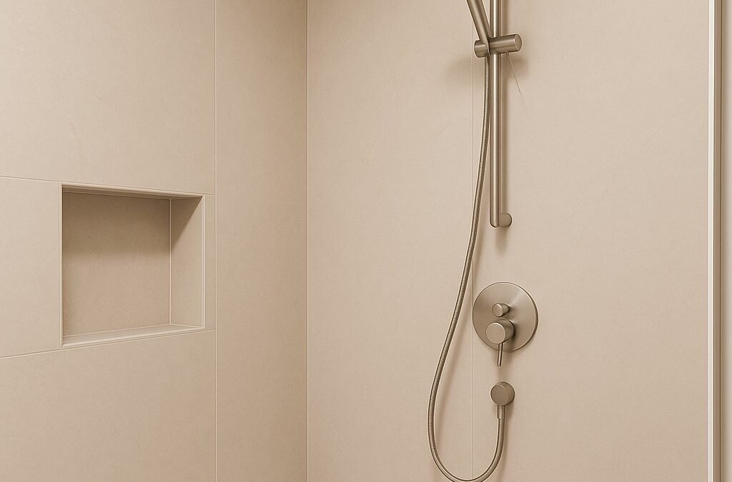 Wandpanelen badkamer laten plaatsen: Waterdicht, onderhoudsarm en stijlvol alternatief voor tegels