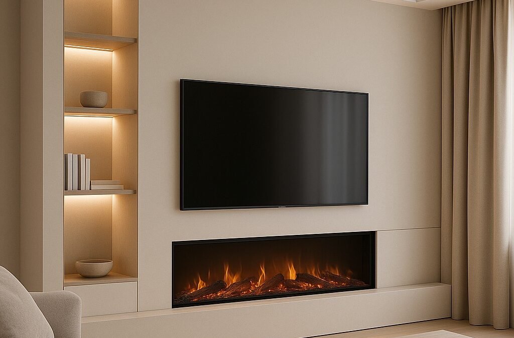 Cinewall met haard: Stijlvolle blikvanger die sfeer, comfort en design combineert