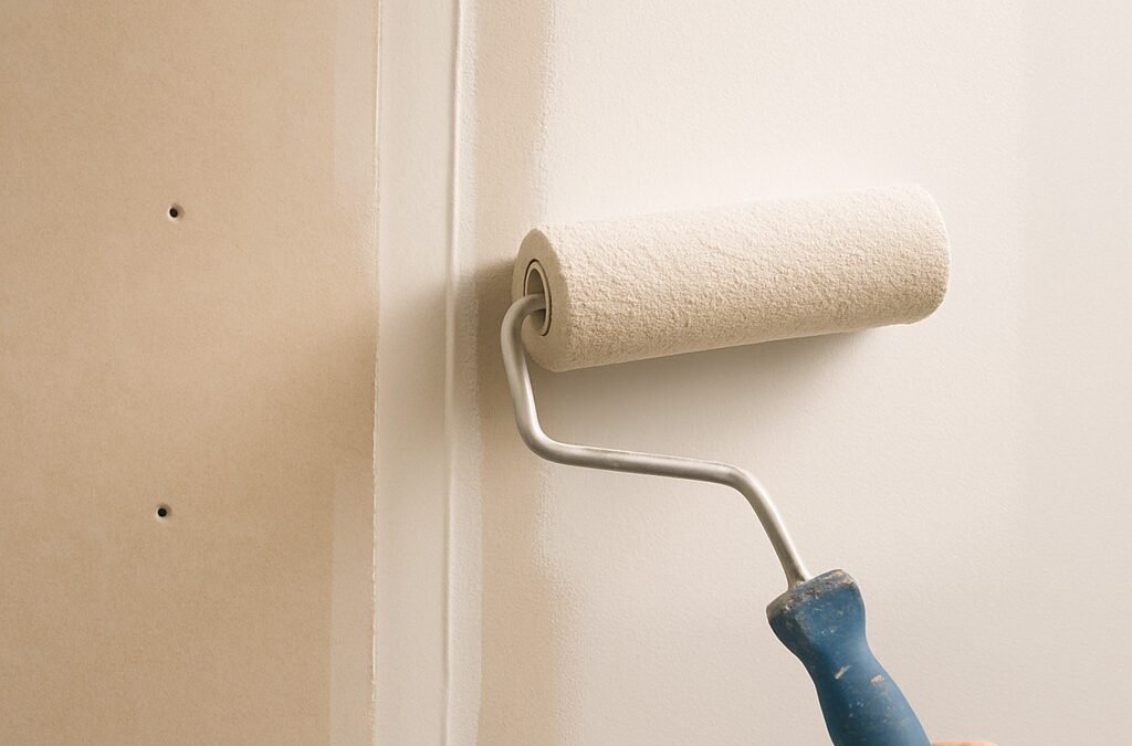 Gipsplaten verven : Hoe u nieuwe gipsplaten schilderklaar maakt