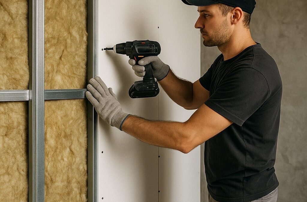 Gipswand plaatsen: De efficiente oplossing voor strakke en duurzame wandafwerking