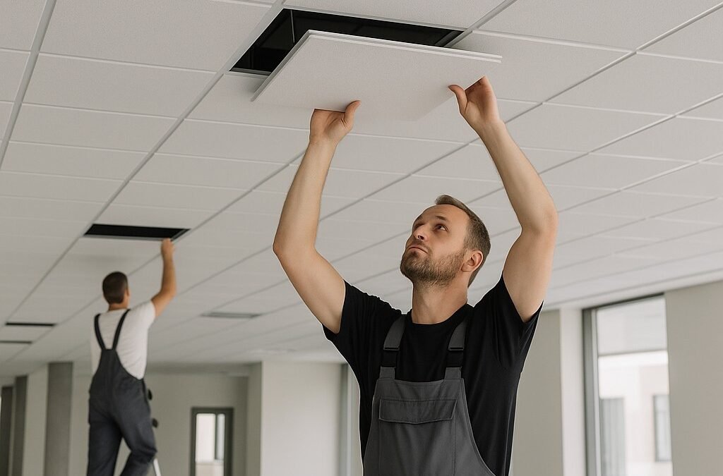 Systeemplafond plaatsen: Combineer functionaliteit met een strakke, moderne look