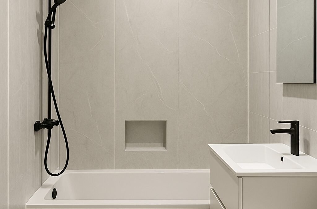 Wandpanelen badkamer laten plaatsen: elegant, waterbestendig en onderhoudsvriendelijk design